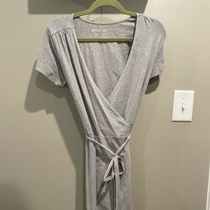 Pact Organic Cotton wrap dress